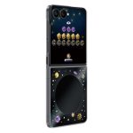 Back panel cover Samsung  Samsung Flipsuit Case for Samsung Galaxy Z Flip 8 with Interactive LED Card - Black 