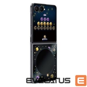 Back panel cover Samsung  Samsung Flipsuit Case for Samsung Galaxy Z Flip 8 with Interactive LED Card - Black 