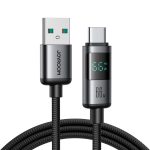 Cable Joyroom  Joyroom S-A16 Pro Prism Series 66W USB-A - USB-C Cable with Display 1.2m - Black 