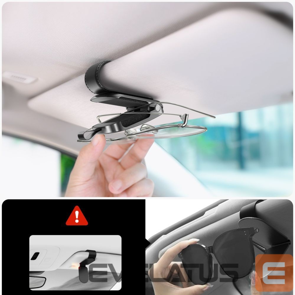 Auto holder Joyroom Joyroom JR-ZS511 Sun Visor Holder with Magnetic Clip - Black