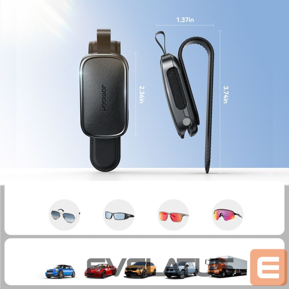 Auto holder Joyroom Joyroom JR-ZS511 Sun Visor Holder with Magnetic Clip - Black