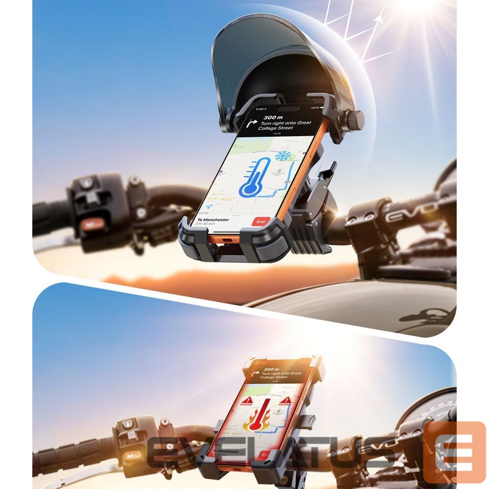 Auto holder Joyroom Joyroom JR-ZS528 Bike Holder with Sun Visor - Black