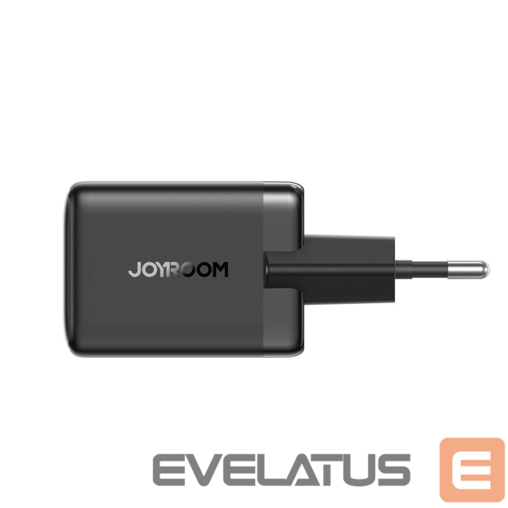 Adapter Joyroom Joyroom JR-TG8 GaN 45W USB-C + USB-A Wall Charger - Black