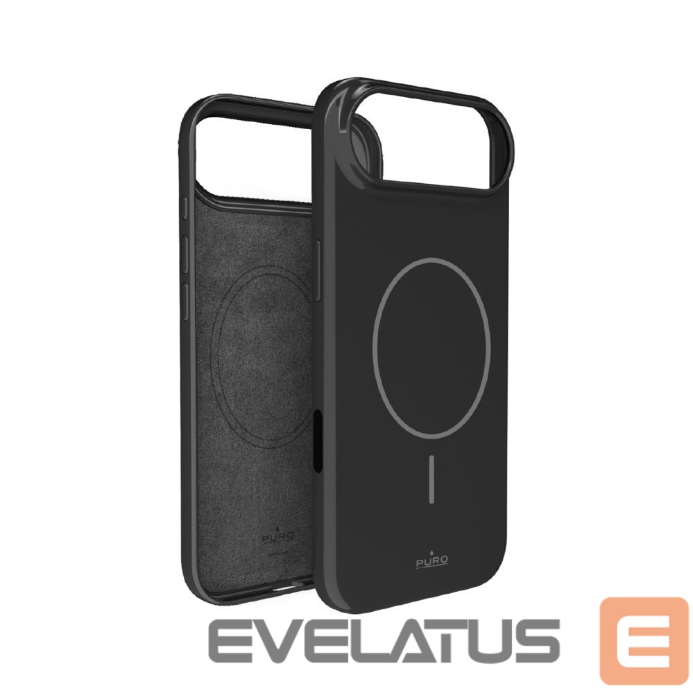Back panel cover Puro Puro Pulse Protective Case for iPhone 17 Air Polycarbonate - Black