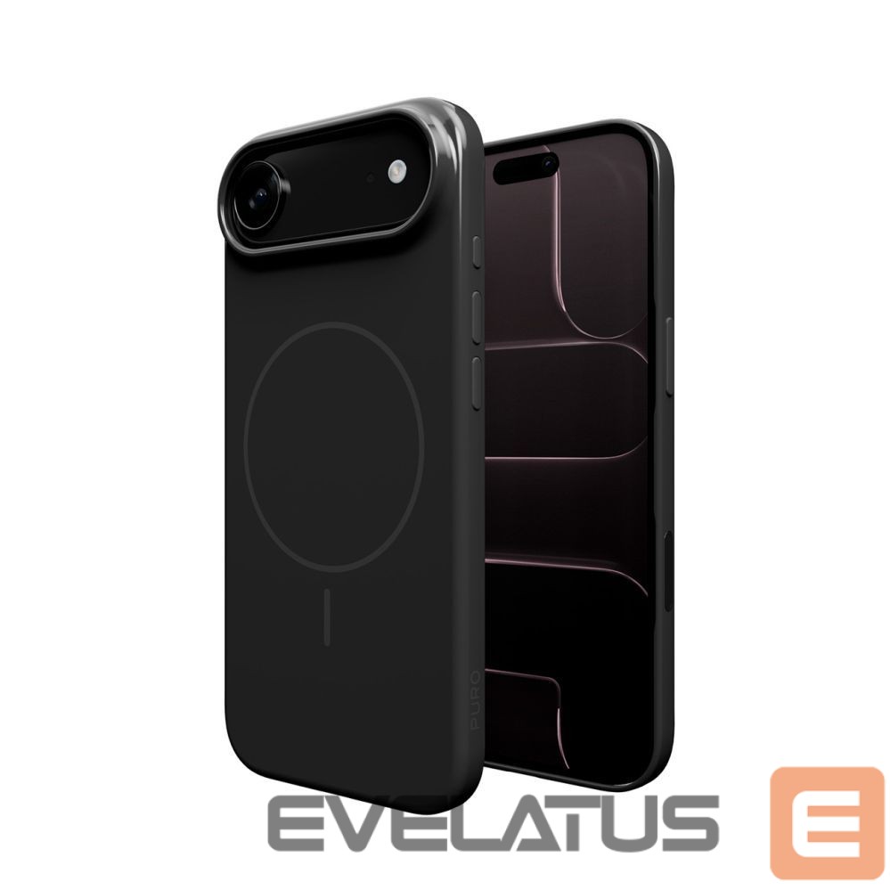 Back panel cover Puro Puro Pulse Protective Case for iPhone 17 Air Polycarbonate - Black