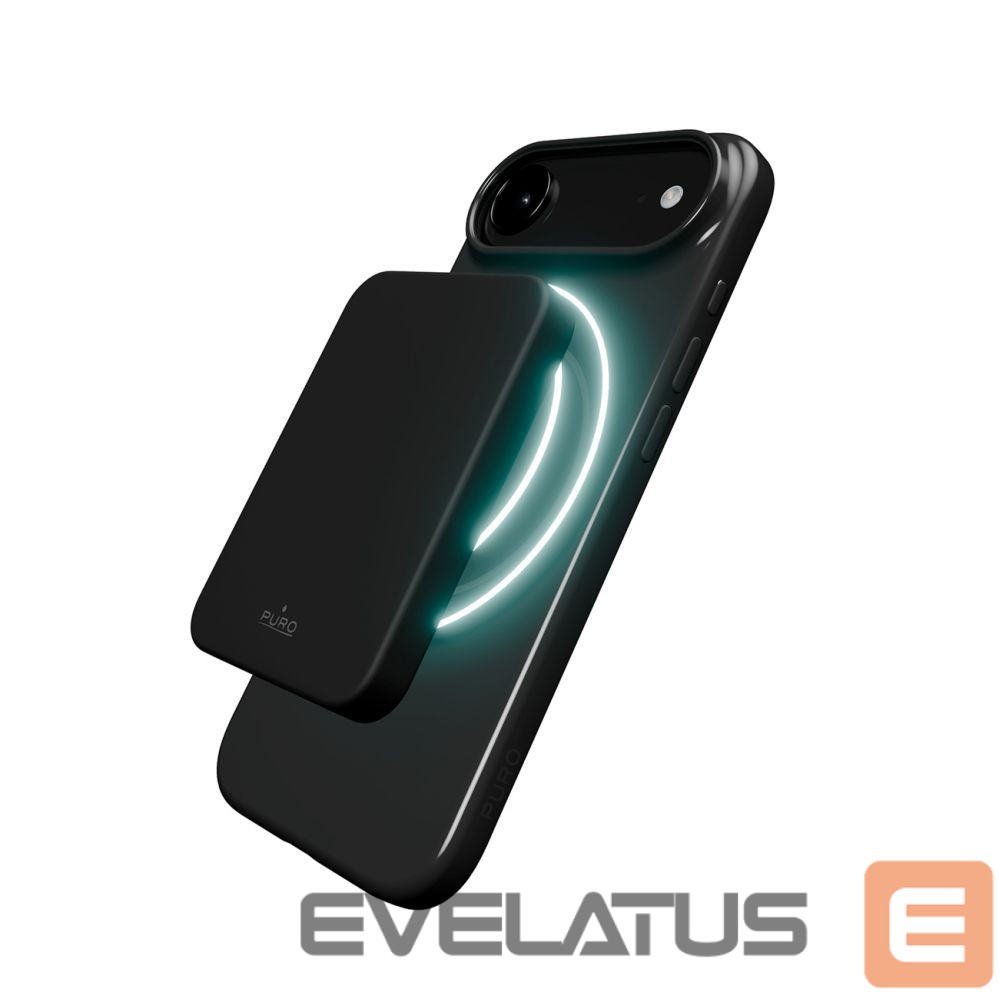 Back panel cover Puro Puro Pulse Protective Case for iPhone 17 Air Polycarbonate - Black