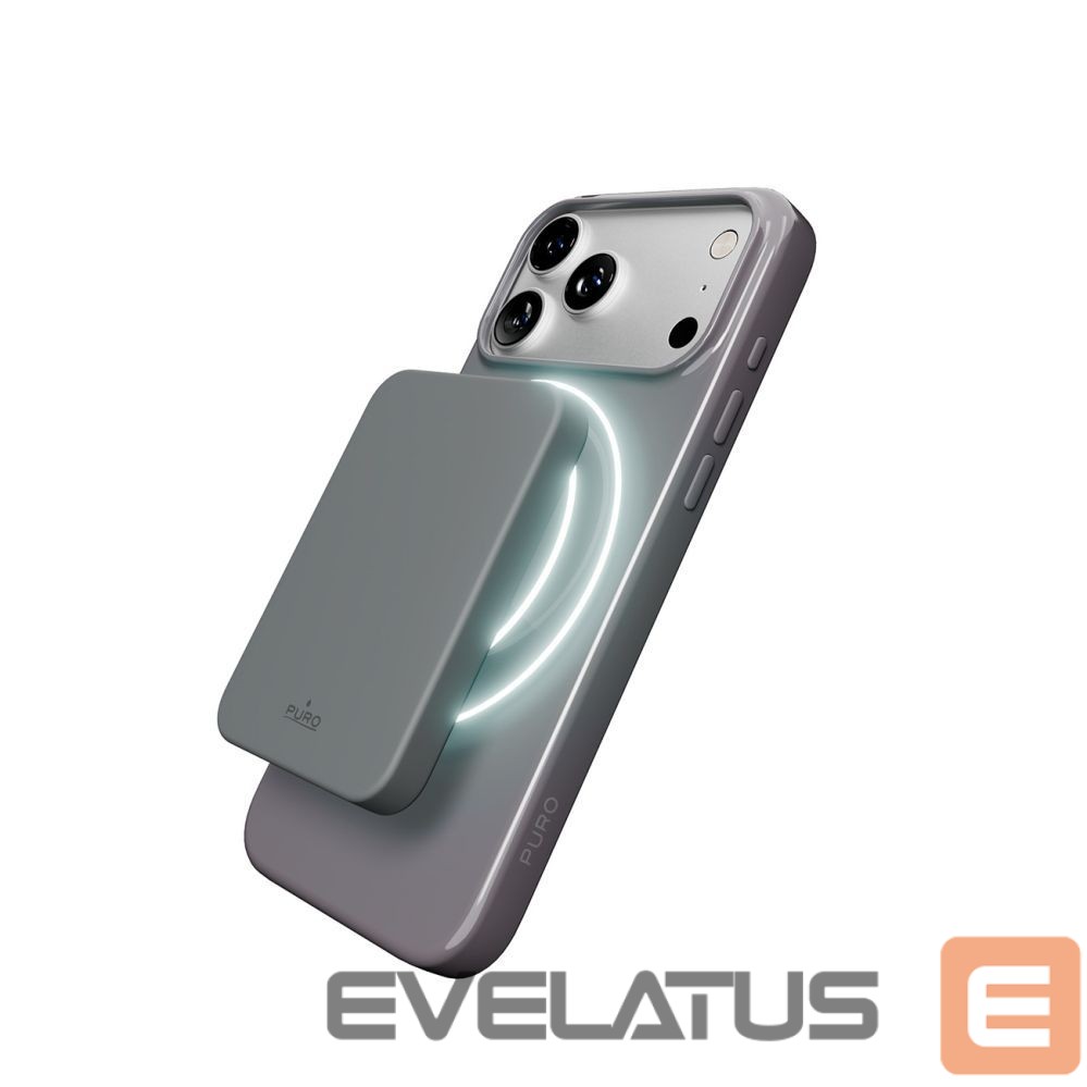 Back panel cover Puro Puro Pulse Protective Case for iPhone 17 Pro Max Polycarbonate - Gray