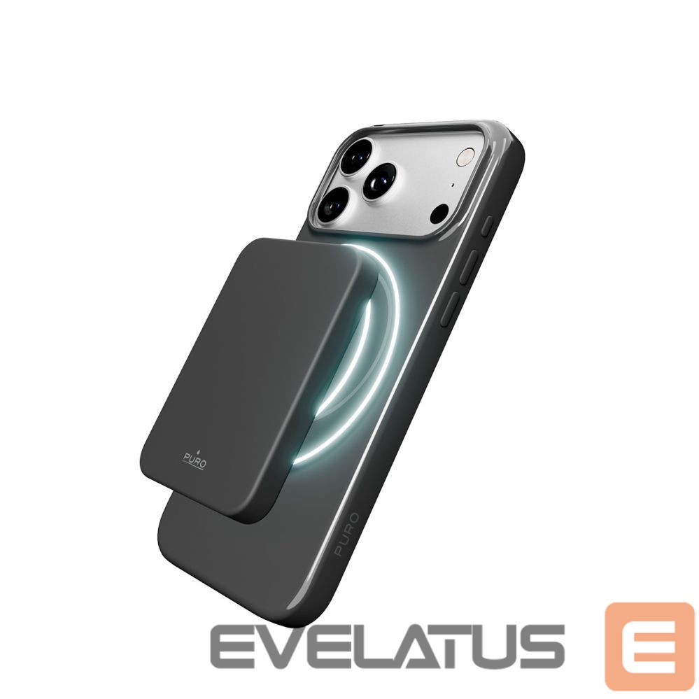 Back panel cover Puro Puro Pulse Protective Case for iPhone 17 Pro Polycarbonate - Black