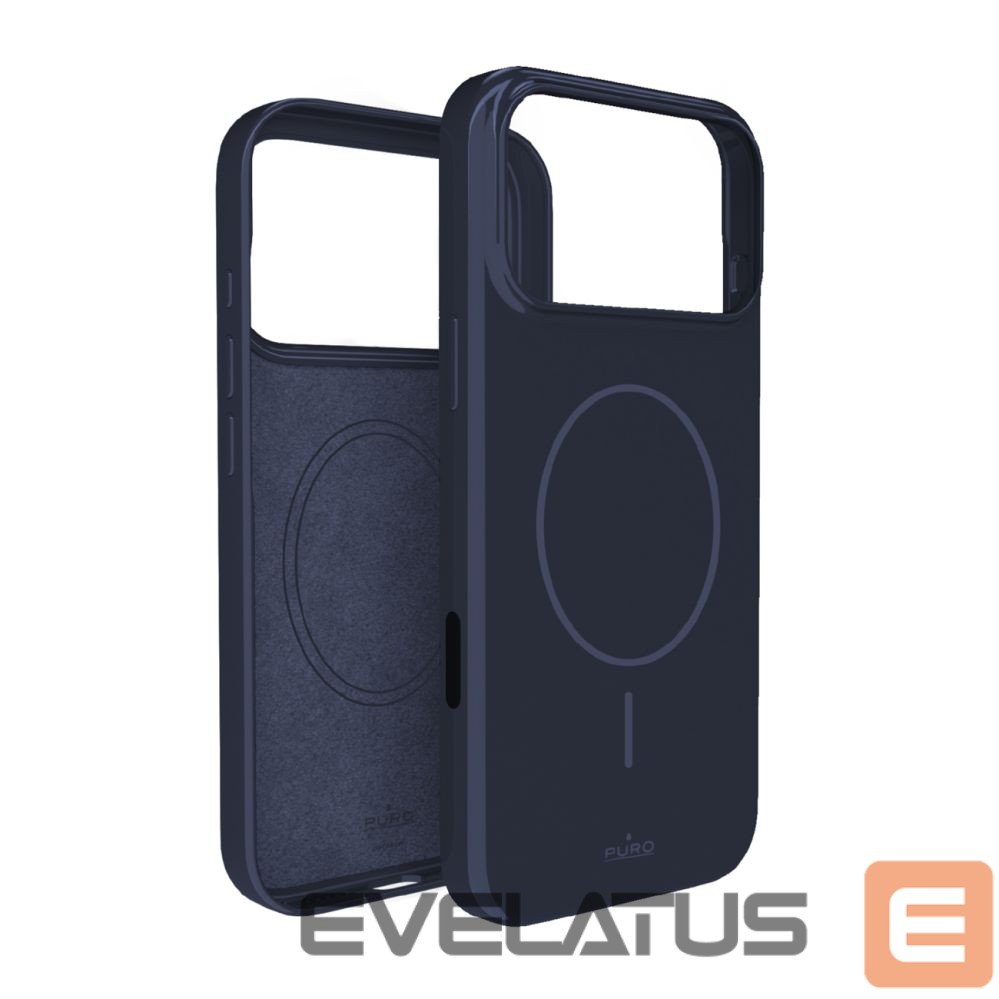 Back panel cover Puro Puro Pulse iPhone 17 Pro Polycarbonate Protective Case - Dark Blue