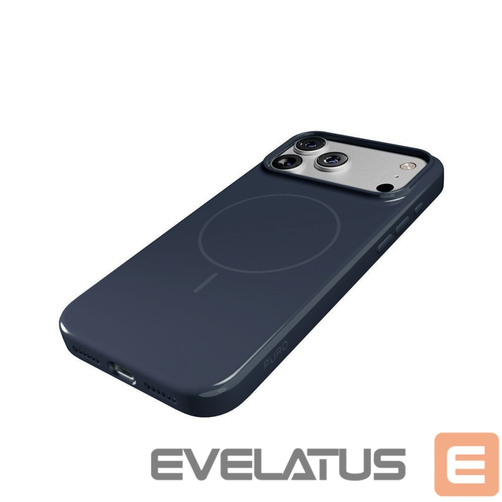 Back panel cover Puro Puro Pulse iPhone 17 Pro Polycarbonate Protective Case - Dark Blue