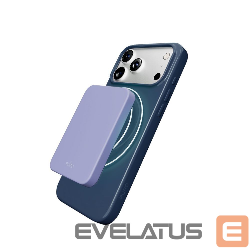 Back panel cover Puro Puro Pulse iPhone 17 Pro Polycarbonate Protective Case - Dark Blue