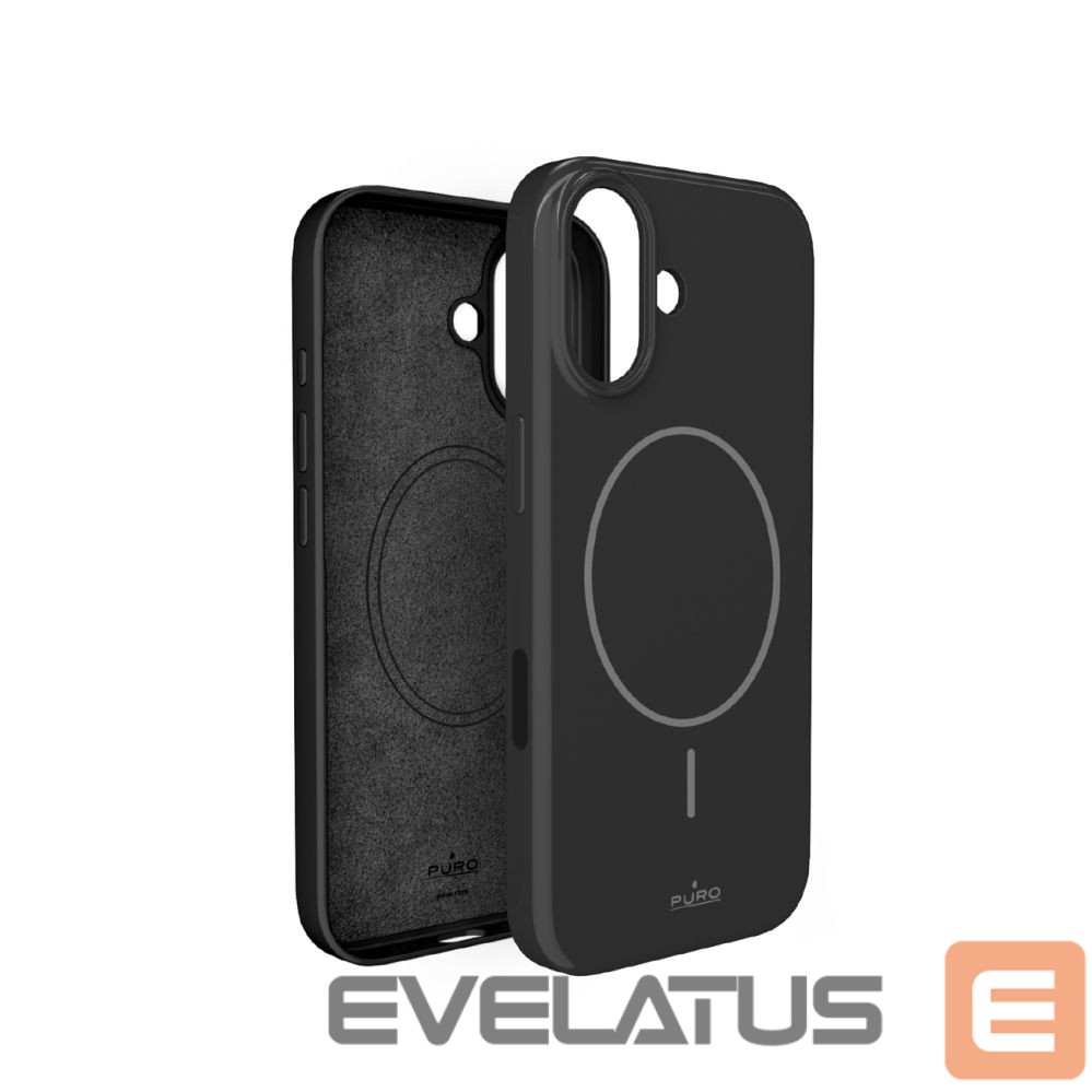 Back panel cover Puro Puro Pulse iPhone 17 Protective Case Polycarbonate - Black