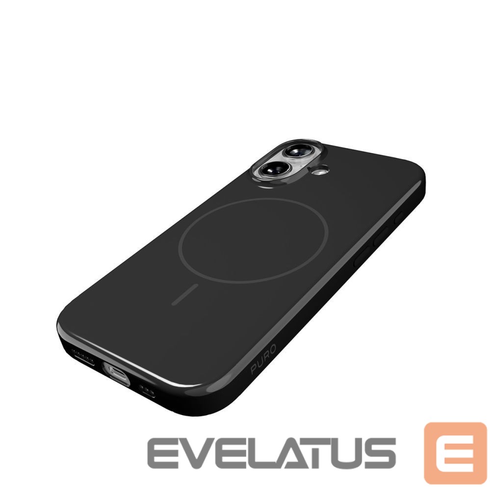 Back panel cover Puro Puro Pulse iPhone 17 Protective Case Polycarbonate - Black