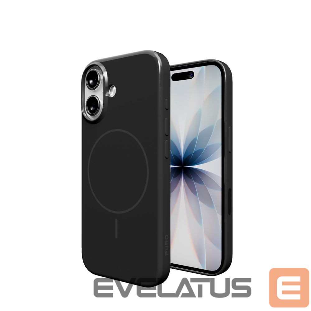Back panel cover Puro Puro Pulse iPhone 17 Protective Case Polycarbonate - Black