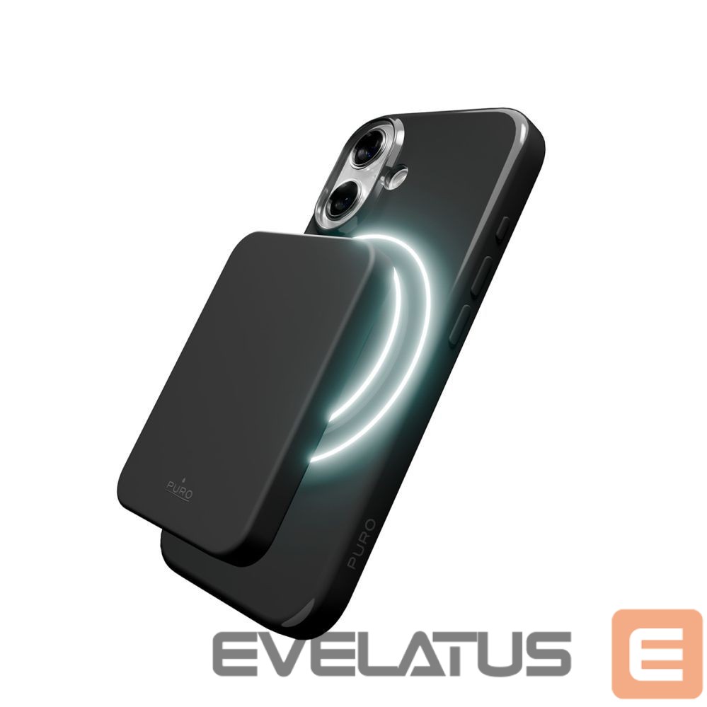Back panel cover Puro Puro Pulse iPhone 17 Protective Case Polycarbonate - Black