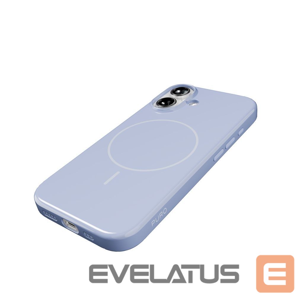 Back panel cover Puro Puro Pulse iPhone 17 polycarbonate protective case - blue