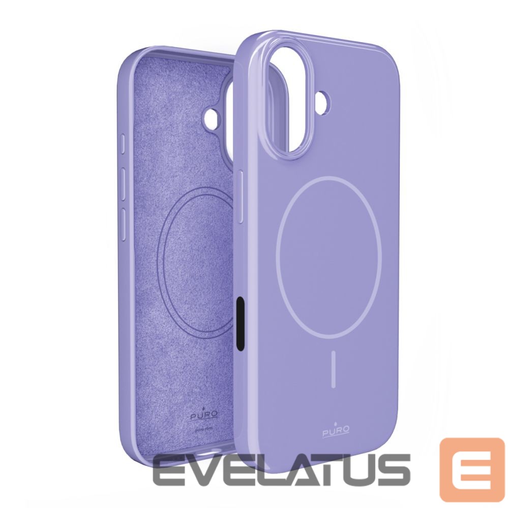 Back panel cover Puro Puro Pulse iPhone 17 Polycarbonate Protective Case - Purple
