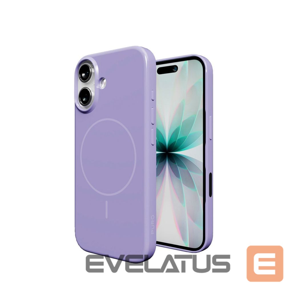 Back panel cover Puro Puro Pulse iPhone 17 Polycarbonate Protective Case - Purple