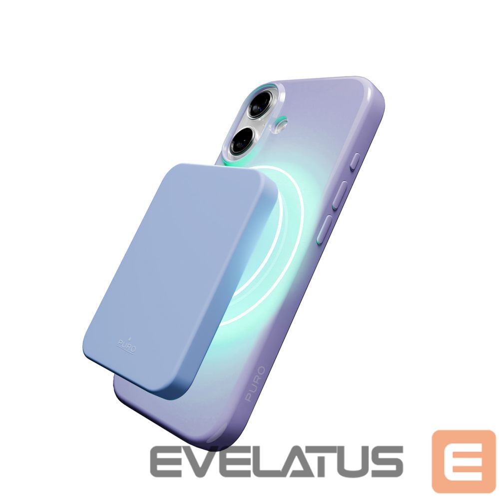 Back panel cover Puro Puro Pulse iPhone 17 Polycarbonate Protective Case - Purple