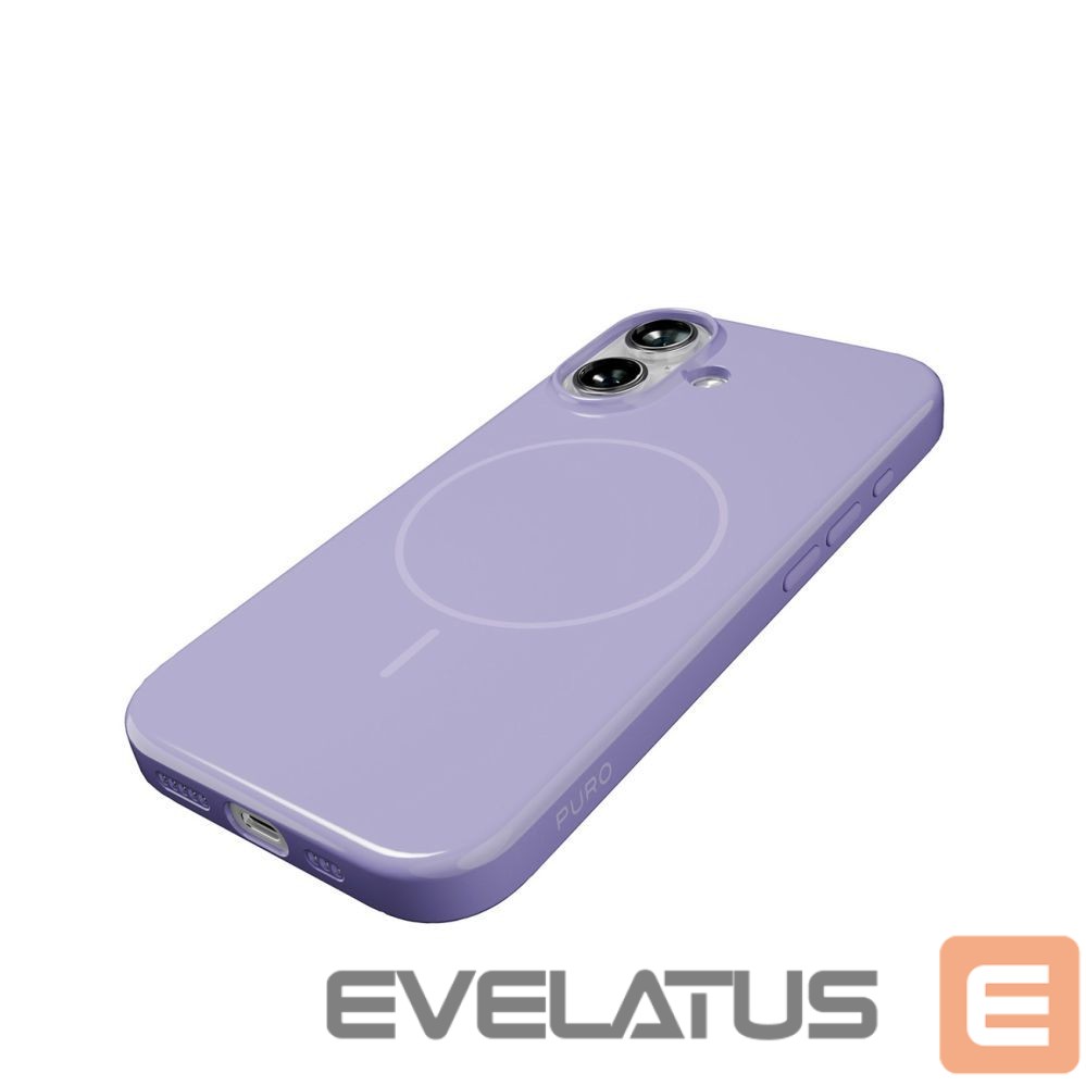Back panel cover Puro Puro Pulse iPhone 17 Polycarbonate Protective Case - Purple