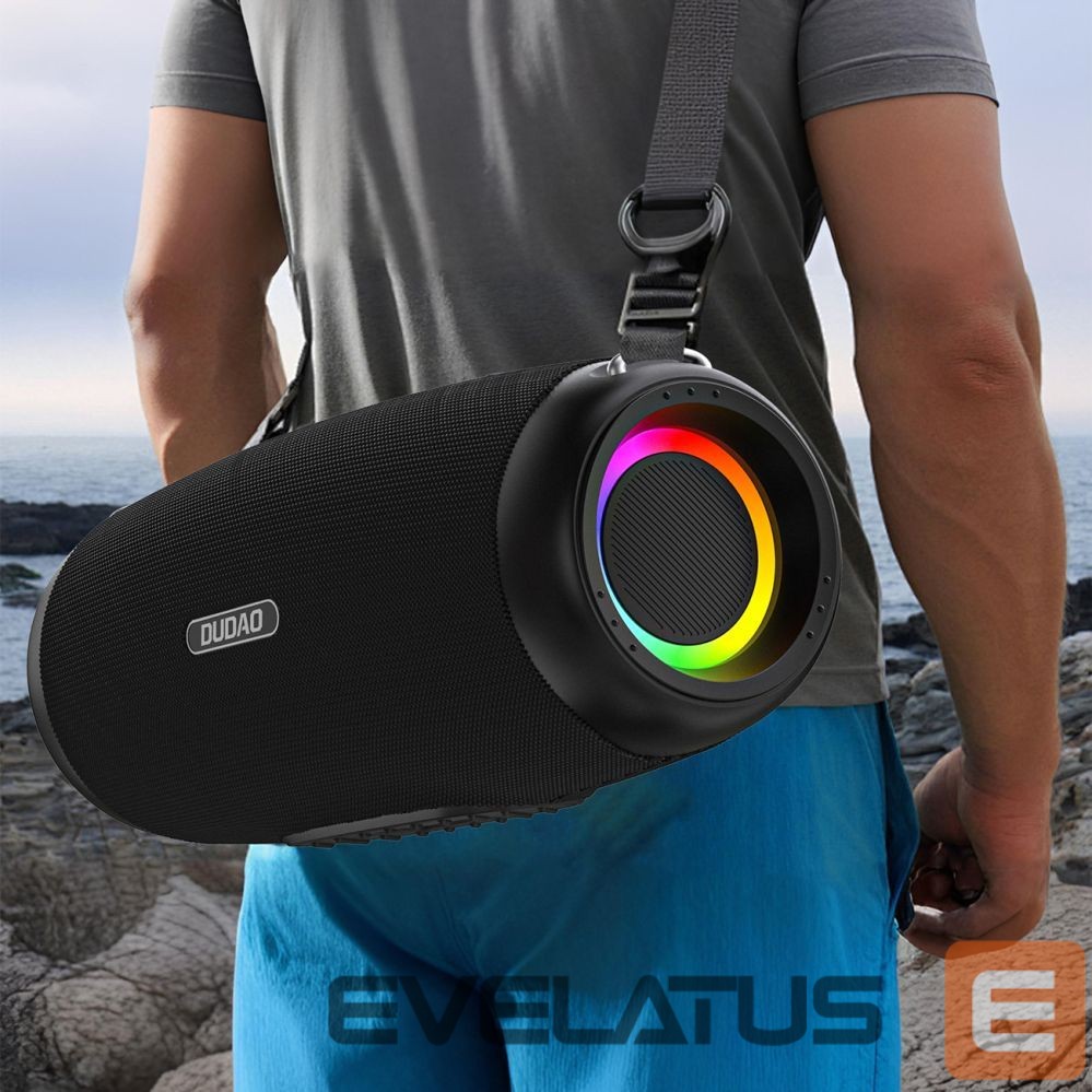 Bluetooth speakers Dudao Dudao Y21Pro Wireless Speaker with RGB Backlight Bluetooth 5.3 - Black
