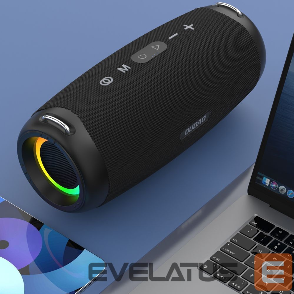 Bluetooth speakers Dudao Dudao Y21Pro Wireless Speaker with RGB Backlight Bluetooth 5.3 - Black