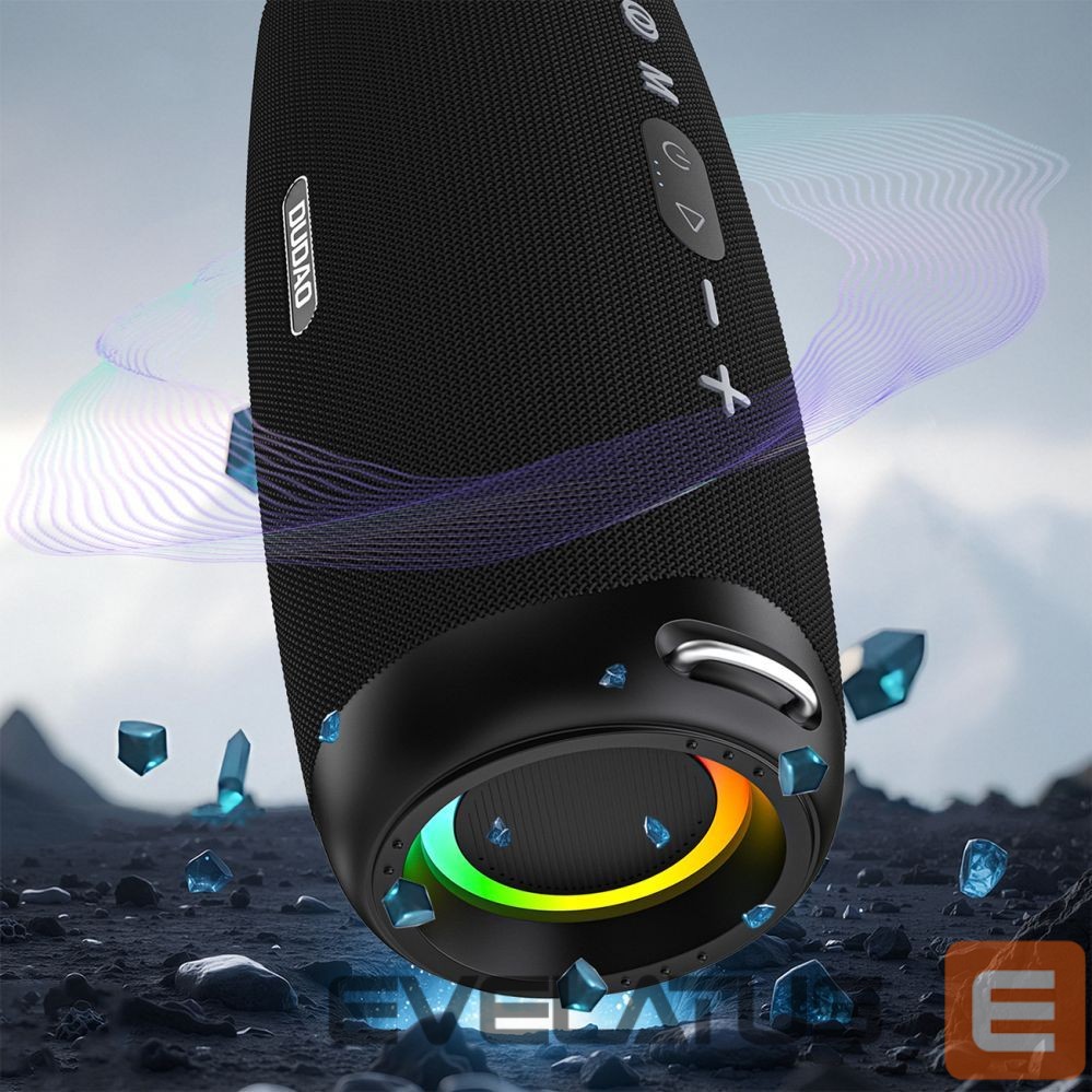 Bluetooth speakers Dudao Dudao Y21Pro Wireless Speaker with RGB Backlight Bluetooth 5.3 - Black