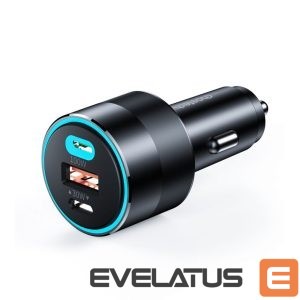 Adapter Choetech  Choetech fast car charger 130W 2xUSB-C + USB-A black (TC0011) 