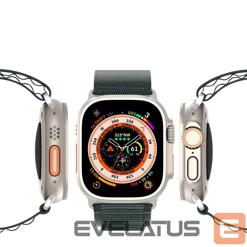 Back panel cover Dux Ducis - Sport strap with buckle for Apple Watch Ultra / 9 / 8 / 7 / 6 / SE / 5 / 4 / 3 / 2 / 1 (42, 44, 45, 49 mm) Dux Ducis Strap GS Version - green