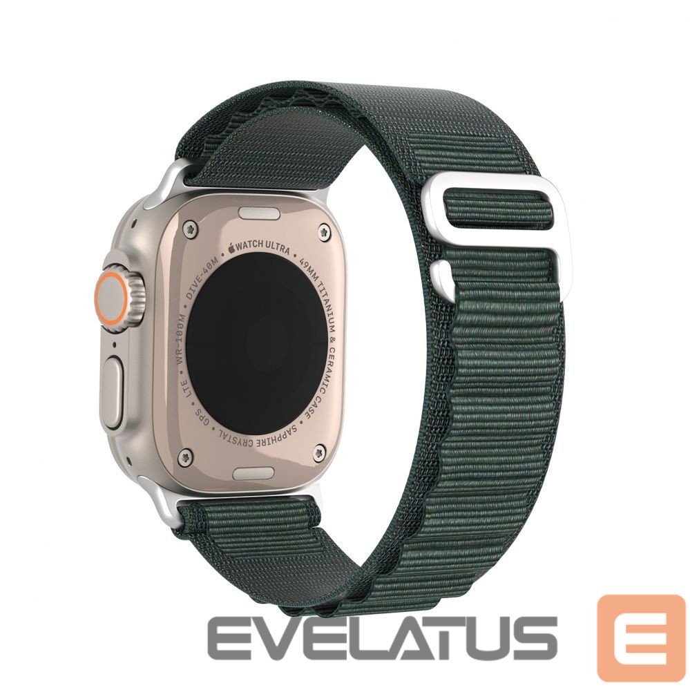Back panel cover Dux Ducis - Sport strap with buckle for Apple Watch Ultra / 9 / 8 / 7 / 6 / SE / 5 / 4 / 3 / 2 / 1 (42, 44, 45, 49 mm) Dux Ducis Strap GS Version - green