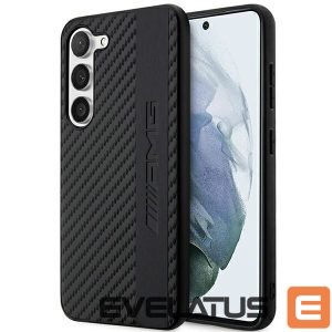 Back panel cover Mercedes-Benz  AMG AMHCS23MBLSCA S23+ S916 black/black hardcase Carbon Stripe&Embossed 