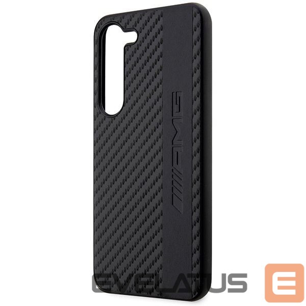 Back panel cover Mercedes-Benz AMG AMHCS23MBLSCA S23+ S916 black/black hardcase Carbon Stripe&Embossed