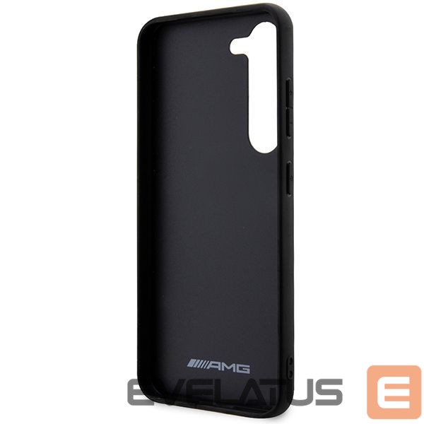Back panel cover Mercedes-Benz AMG AMHCS23MBLSCA S23+ S916 black/black hardcase Carbon Stripe&Embossed