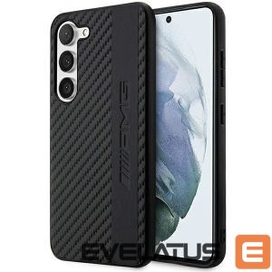 Back panel cover Mercedes-Benz  AMG AMHCS23SBLSCA S23 S911 black/black hardcase Carbon Stripe&Embossed 