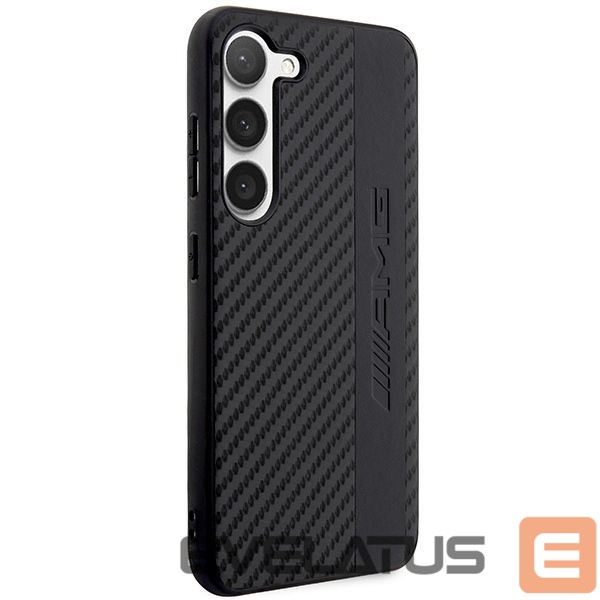 Back panel cover Mercedes-Benz AMG AMHCS23SBLSCA S23 S911 black/black hardcase Carbon Stripe&Embossed