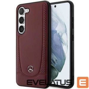 Back panel cover Mercedes-Benz  Mercedes MEHCS23MARMRE S23+ S916 red/red hardcase Leather Urban Bengale 