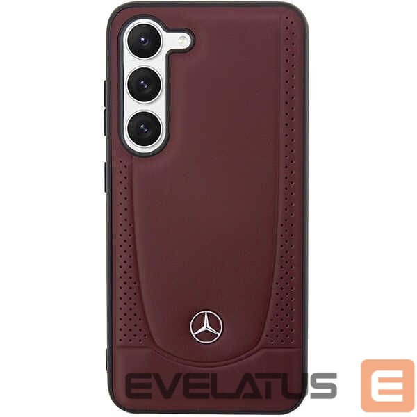 Back panel cover Mercedes-Benz Mercedes MEHCS23MARMRE S23+ S916 red/red hardcase Leather Urban Bengale