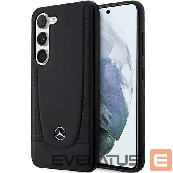 Back panel cover Mercedes-Benz Mercedes Leather Urban case for Samsung Galaxy S23 - black
