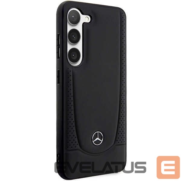 Back panel cover Mercedes-Benz Mercedes Leather Urban case for Samsung Galaxy S23 - black