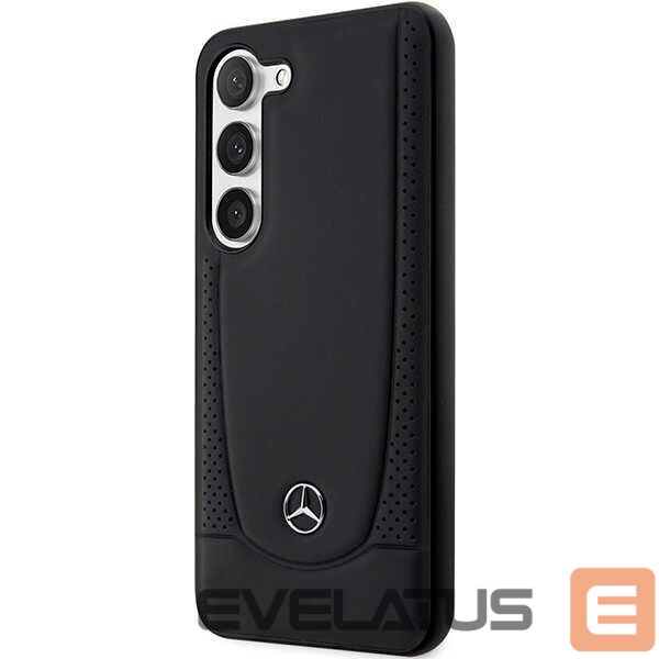 Back panel cover Mercedes-Benz Mercedes Leather Urban case for Samsung Galaxy S23 - black