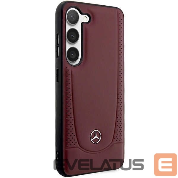 Back panel cover Mercedes-Benz Mercedes MEHCS23SARMRE S23 S911 red/red hardcase Leather Urban Bengale