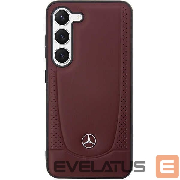 Back panel cover Mercedes-Benz Mercedes MEHCS23SARMRE S23 S911 red/red hardcase Leather Urban Bengale