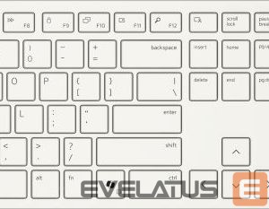 Computer keyboard Dell  Dell Pro 5 Keyboard and Mouse - KM526 - US International (QWERTY) - Light Ash 