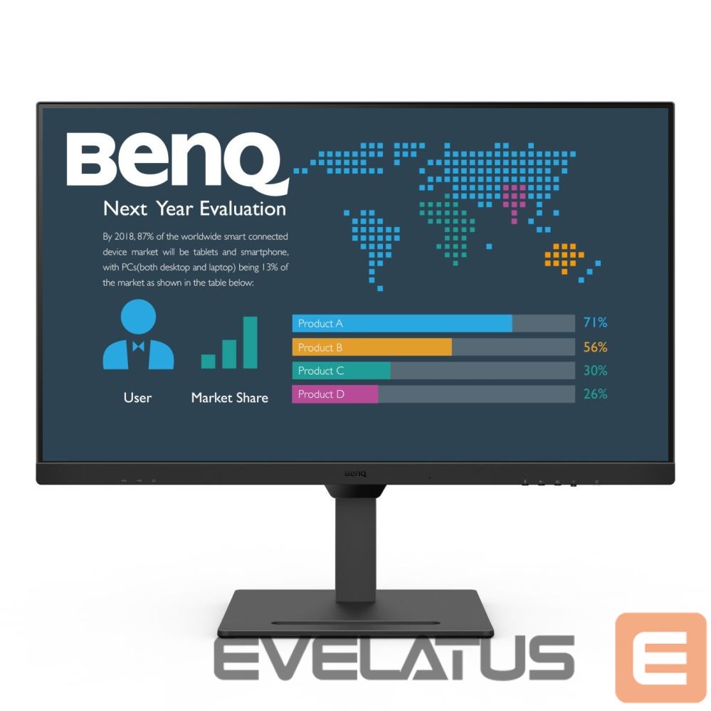 Monitor BenQ BENQ BL3290QT 31.5inch WQHD IPS 16:9 5ms 350cd/m2 HDMI DP USB matt black