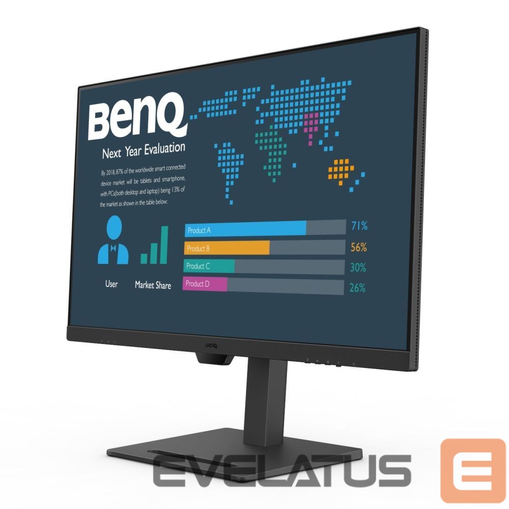 Monitor BenQ BENQ BL3290QT 31.5inch WQHD IPS 16:9 5ms 350cd/m2 HDMI DP USB matt black