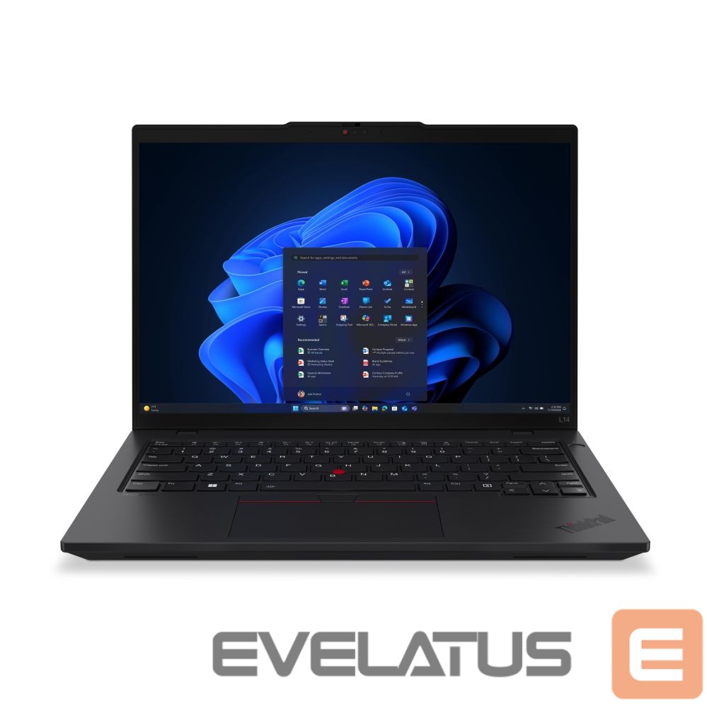 Laptop computer Lenovo Lenovo ThinkPad L14 Gen 6, Ultra 7 255U, 16GB, 512GB SSD, Intel Graphics, Webcam, BT, 14" WUXGA (1920x1200), IPS, Touch, W11Home. 1YW