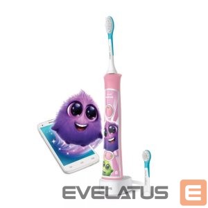 Other small household appliances Philips  Philips Sonicare For Kids Sonic electric toothbrush HX6352/42 Built-in Bluetooth® Coaching App 2 brush heads & 10 stickers 2 modes/Damaged package 