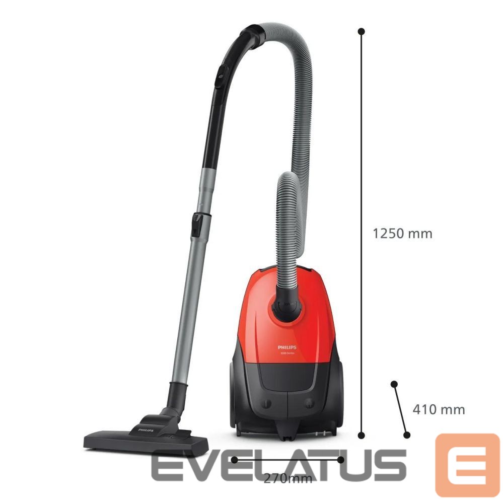 Vacuum cleaner Philips Philips 1000 series Bagged vacuum cleaner XD1111/10, 800W