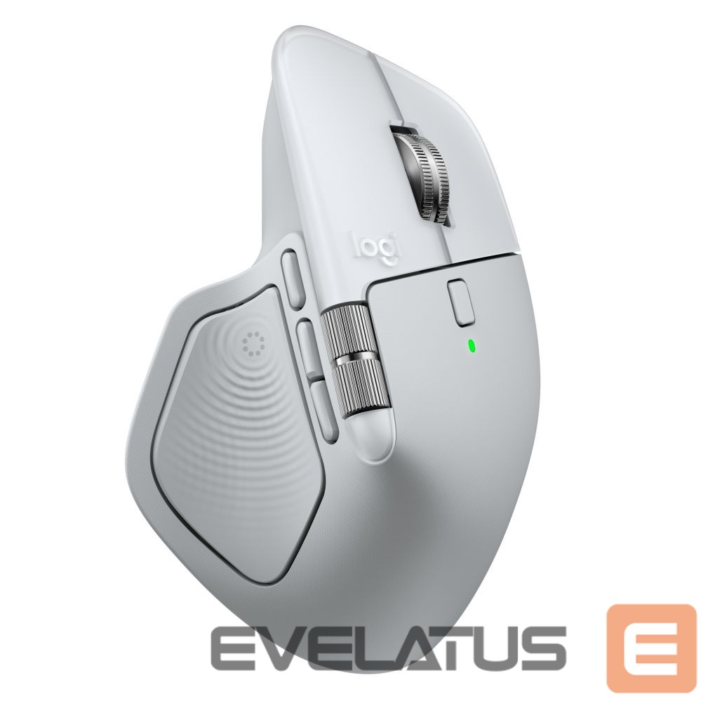 Computer mouse Logilink Logitech MX Master 4 for MAC Wireless Mouse RF Wireless + Bluetooth, 8000 DPI, White Silver