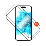 Back panel cover fixed  Screen protector | Apple | iPhone 17 | Tempered glass | Black | Full Cover 2.5D 